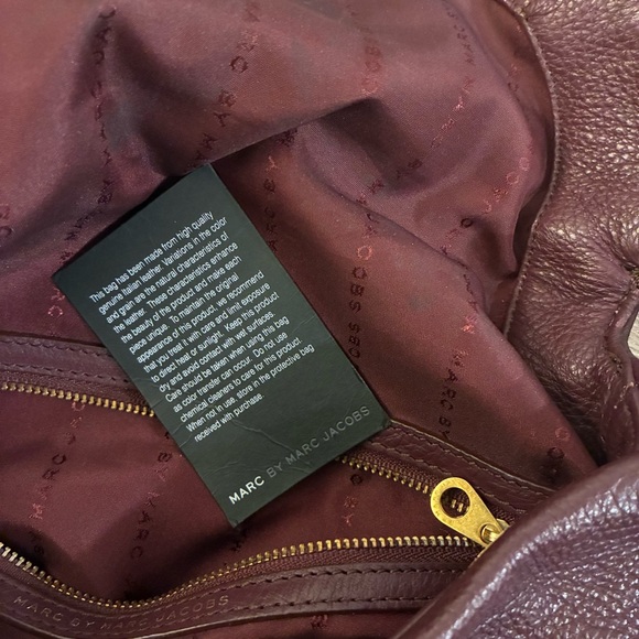 Marc By Marc Jacobs Natasha Q pebbled leather Purple Crossbody Bag, purse - Picture 12 of 14